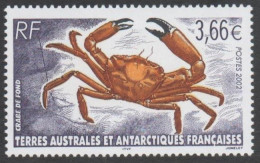 TAAF  - Faune Antarctique - Crabe De Fond - Faune Marine - - Neufs