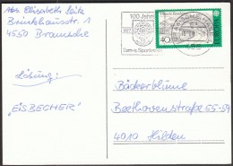 Germany Bramsche, Hase 1977 / 100 Years Of Gymnastics And Sport Association / Machine Stamp - Gymnastics