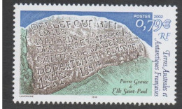TAAF  -  Pierre Gravée De L'Île Saint-Paul -Gravée Par Jean-Baptiste Pellefournier Soldat De Passage Sur L'île - Unused Stamps