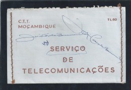 CTT Mozambique.Telecommunications Service.Colonial War.Telegram TL60 Lourenço Marques 15/02/1963.Rare.2 Scan. - Cartas & Documentos