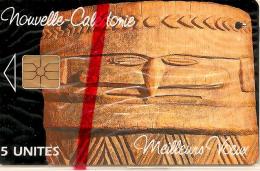 CARTE-PUCE-NOUVELLE-CALEDONIE-5U-NC20-10/94-GEM-MEILLEURS VOEUX OPT-NSB-TBE-LUXE-TRES RARE - Nuova Caledonia