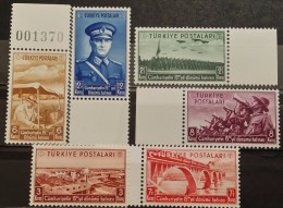 Turkey, 1937, Mi: 1029/34 (MNH) - Unused Stamps