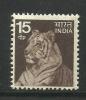 INDIA, 1974, DEFINITIVES, ( Definitive Series ),  Tiger 15p Stamp, MNH, (**) - Ungebraucht