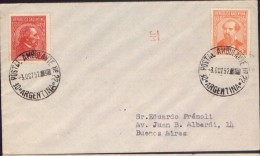 Argentina 1951 Circulado "OF. POSTAL AMBULANTE #22" A Buenos Aires. 2 Scan. See Desc. - Lettres & Documents