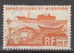 ST PIERRE AND MIQUELON      SCOTT NO. 337   USED    YEAR  1947 - Usati