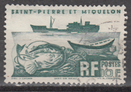 ST PIERRE AND MIQUELON      SCOTT NO. 339    USED     YEAR  1947 - Usati