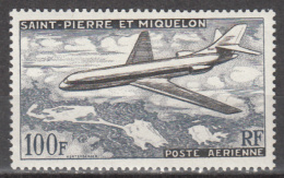 ST PIERRE AND MIQUELON      SCOTT NO. C22        UNUSED HINGED       YEAR  1957 - Nuevos