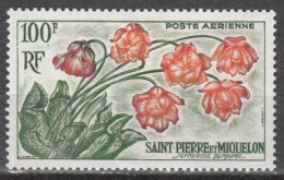 ST PIERRE AND MIQUELON      SCOTT NO. C24        UNUSED HINGED       YEAR  1962 - Neufs