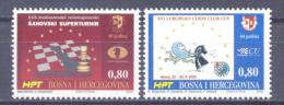 2000.  Bosnia And Herzegovina/Croatia, XXXth Chess Turnir, 2v, Mint/** - Slovénie