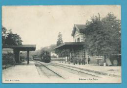 CPA - Chemin De Fer Arrivée Du Train En Gare De BIEVRES 91 - Bievres