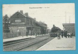 CPA  - Chemin De Fer Arrivée Du Train En Gare NOYELLES-SUR-MER 80 - Noyelles-sur-Mer