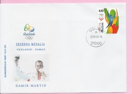 Olympic Games - Rio 2016 - Damir Martin - Rowing, Silver Medal, Osijek, 22.8.2016., Croatia, Cover - Eté 2016: Rio De Janeiro