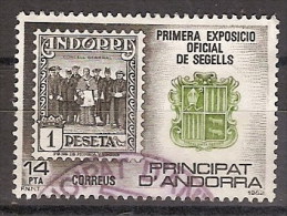 Andorra U 162 (o) Primer Día. Exposicion 1982 - Used Stamps