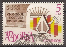 Andorra U 119 (o) Pareatges. 1978 - Used Stamps