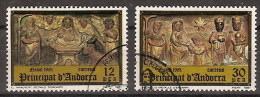 Andorra U 144/45 (o) Navidad 1981 - Used Stamps