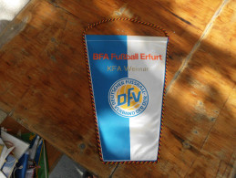 Flags BFA Fusball Erfurt KFA Weimar  Deutscher Fussball Verband DDR - Kleding, Souvenirs & Andere