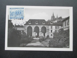 Böhmen Und Mähren Ansichtskarte / Maximumkarte!? 1940 Michel Nr. 60! Waldstein Palais. Tolle Karte!! Prag - Brieven En Documenten