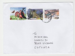 GOOD GREECE Postal Cover To ESTONIA 2016 - Good Stamped: Insect ; Butterfly - Cartas & Documentos