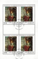 Liechtenstein - 2016 - Art - Gerrit Dou - Young Woman On A Balcony - Joint Issue With Czechia -  Canceled Stamp Sheet - Oblitérés