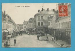 CPA - Métier Marchands Ambulants Marché LA FERE 02 - Sonstige & Ohne Zuordnung