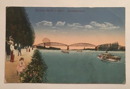 GERMERSHEIM A RHEIN Eisenbahnbrücke 1919 - Germersheim