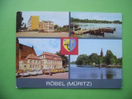 Röbel (Müritz - 4-Bild-Karte (D-H-D-MVP19) - Röbel