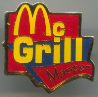McDonalds - Mc Grill Master, Vintage Pin, Badge, Abzeichen - McDonald's