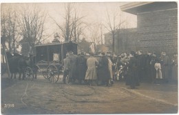 OLDENBURG - 2 Carte Photo - Enterrement De Genetay,  Prisonnier De Guerre 1916 - Corbillard, Couronnes - Oldenburg