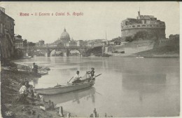 ROMA - IL TEVERE E CASTEL S.ANGELO - Fiume Tevere