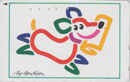 Télécarte Japon - Zodiaque Série Asahi Shimbun - Animal - CHIEN - DOG Horoscope Japan Phonecard - HUND - 895 - Zodiaque