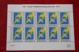 20 Jaar Postzegelvereniging Zeewolde 2014 POSTFRIS MNH ** NEDERLAND / NIEDERLANDE / NETHERLANDS - Personalisierte Briefmarken