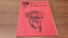 Old Brochure - Wisconsin Rugby Club - 1950-Hoy