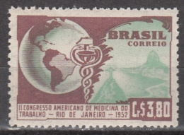 BRAZIL   SCOTT NO.  733   MNH     YEAR  1952 - Ungebraucht
