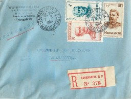 MAJUNGA - MADAGASCAR - 1954 - RECOMMANDE De  TANANNARIVE POUR LA COMPAGNIE DE GARNISON - Storia Postale