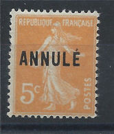 France Cours D'Instruction N° 158-CI 1** (MNH) Annulé - Lehrkurse