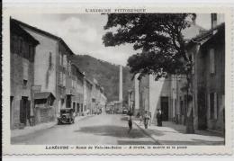 CPA Ardèche Non Circulé LABEGUDE Voiture Automobile Commerces Poste - Altri & Non Classificati