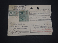 GRANDE - BRETAGNE - Fiscaux Sur Document Avec Fiscaux De France En 1938 - A Voir - L 2102 - Fiscaux