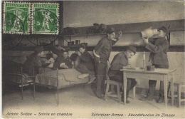 MILITARIA - Armée Suisse - Soirée En Chambre - Schweizer Armee - Abendstunden Im Zimmer - Cham