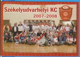 HANDBALL TEAM SZEKELYUDVARHELYI KC 2007 - 2008 POSTCARD UNUSED - Handball