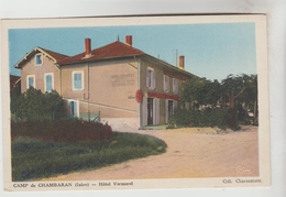 CPSM MILITAIRE VIRIVILLE (Isère) - CAMP DE CHAMBARAN : Hôtel VERMOREL - Viriville