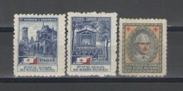 GOOD OLD FRANCE RED CROSS STAMPS - DE SECOURS AUX BLESSES MILITAIRES - MH - Croix Rouge