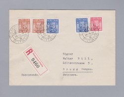 Campione D´italia 1944-09-29 R-Brief Nach Brugg - Ortsausgaben/Autonome A.