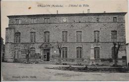 CPA Ardèche Circulé VALLON - Vallon Pont D'Arc