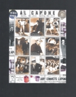 TADJIKISTAN  Tadjikistan 2000 Al Capone Perf Sheetlet Containing 9 Values Unmounted Mint AL CAPONE - Tajikistan