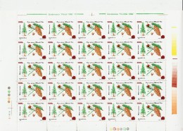 2000 - FLORA Cu Supratipar Cabana MNH - Feuilles Complètes Et Multiples