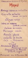 VP5491 - Menu - Association Des Anciens élèves De Saint Michel - PARIS - Menus