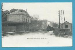 CPA - Chemin De Fer Arrivée Du Train En Gare De MONTGERON 91 - Montgeron