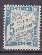 N° 28Timbres-Taxes Neuf  Sans Gomme Aucune Trace De Charnière 5c Bleu - 1859-1959 Nuevos