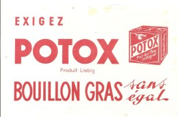 Buvard POTOX Exigez POTOX Produit Liebig Bouillan Gras Sans égal - Suppen & Sossen