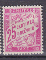 N° 32 Timbres-Taxes Neuf  Sans Gomme Aucune Trace De Charnière 25c Rose - 1859-1959 Nuevos